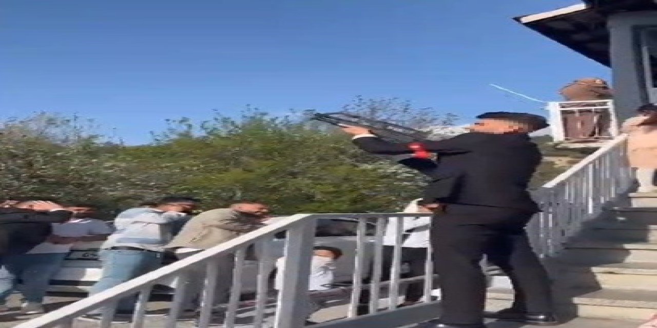 Düğünde Havaya Ateş Açan Damat Yakalandı