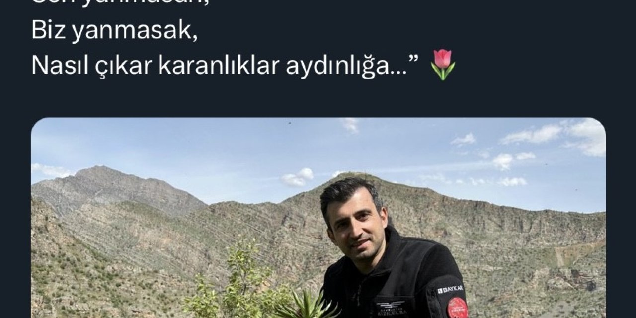 Selçuk Bayraktar Terör Destekçilerine Şiirle Cevap Verdi
