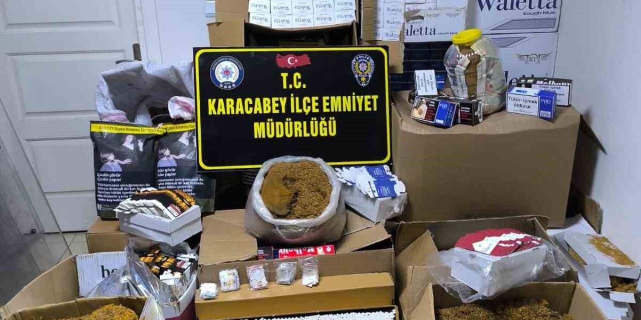 Karacabey’de Kaçak Sigara Operasyonu