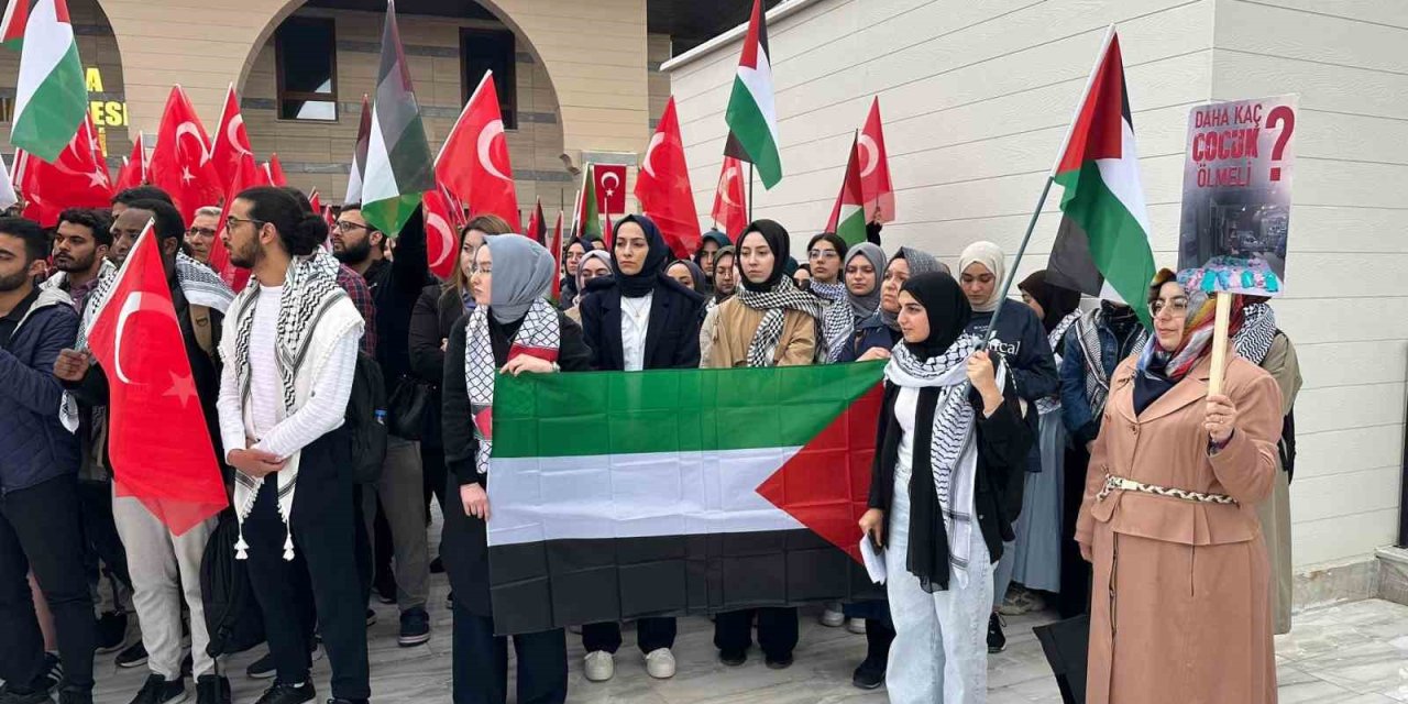Gazi Üniversitesi’nde Filistin Eylemi