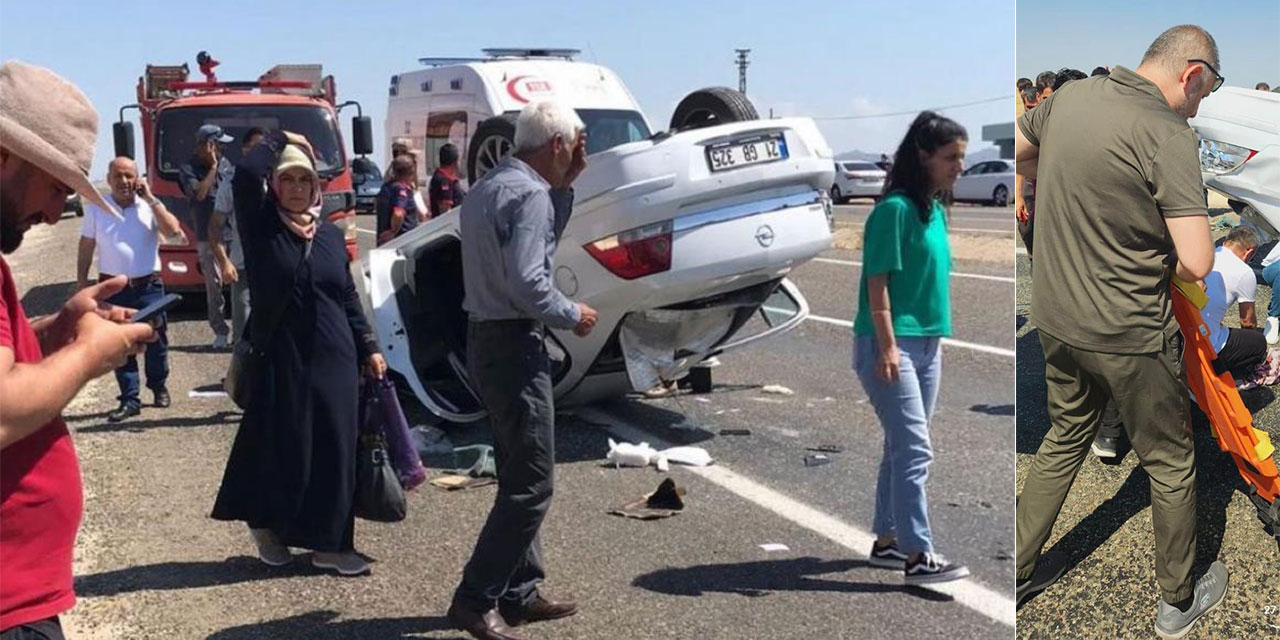 1 Ölü, 4 Yaralılı Kazaya İlk Müdahale Başhekim Ergene’den