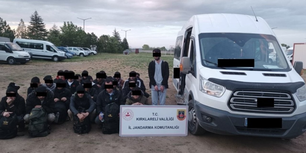 Kırklareli’nde 45 Kaçak Göçmen Yakalandı