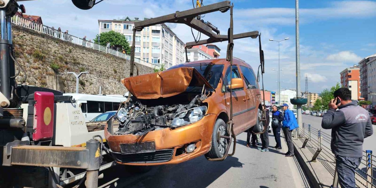 Karadeniz Ereğli’de Zincirleme Kaza