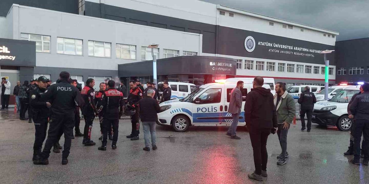 Erzurum’da Hasta Yakınları, Sağlıkçılara ve Polise Saldırdı