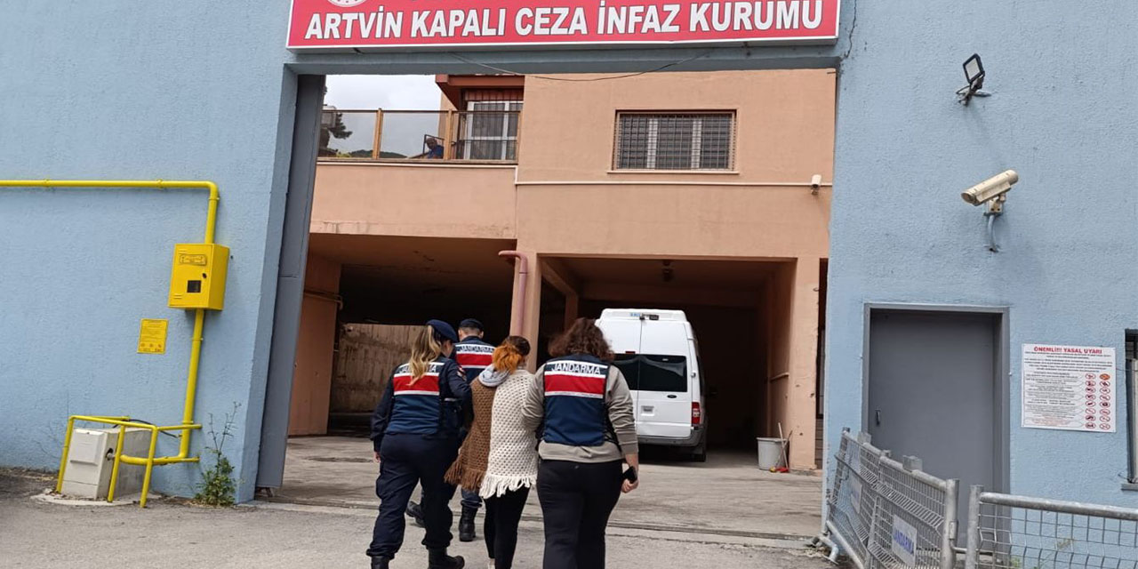 Artvin'de çocuğa cinsel istismar suçundan aranan kadın hükümlü yakalandı