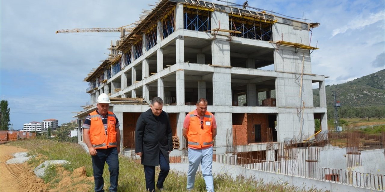 Kaymakam Odabaş, Kyk Yurdu İnşaatını İnceledi