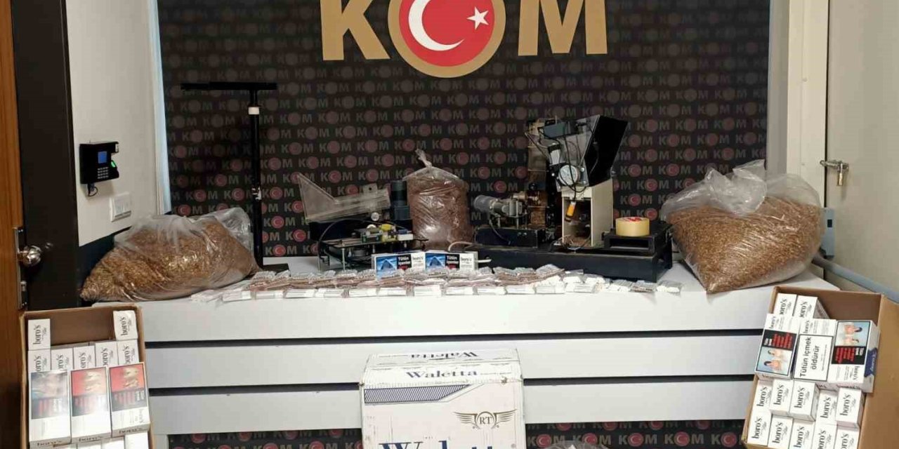 Polis Sigara Sarma Makinası Ele Geçirdi