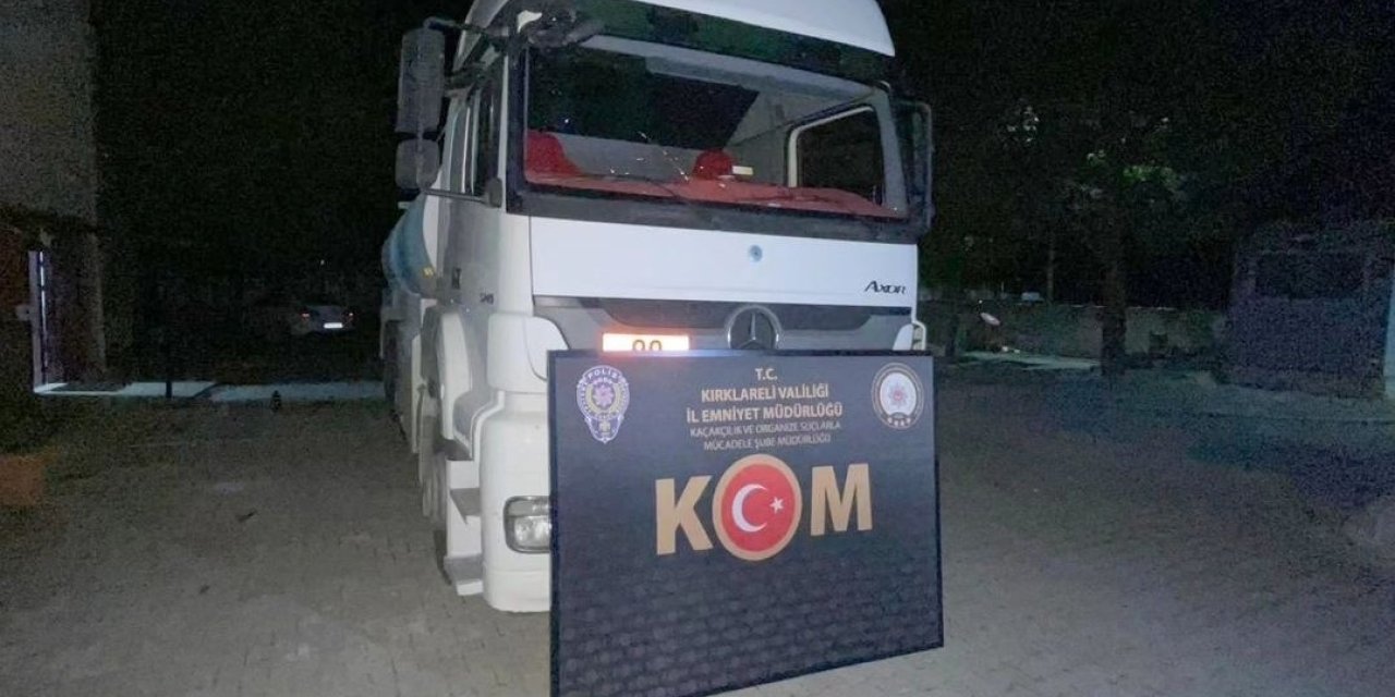 Kırklareli’nde Akaryakıt Kaçakçılarına Darbe