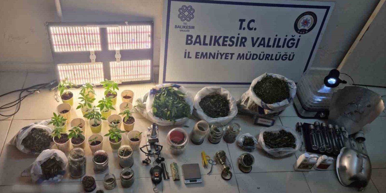 Erdek’te Uyuşturucu Yuvalarına Baskın