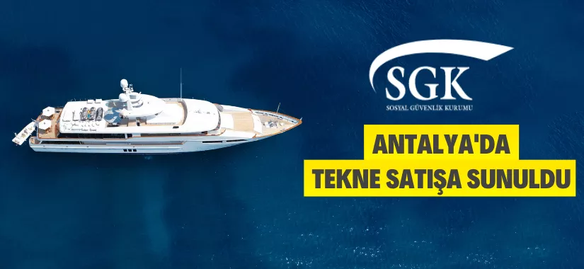 Muratpaşa Sosyal Güvenlik Merkezi tekne satacak