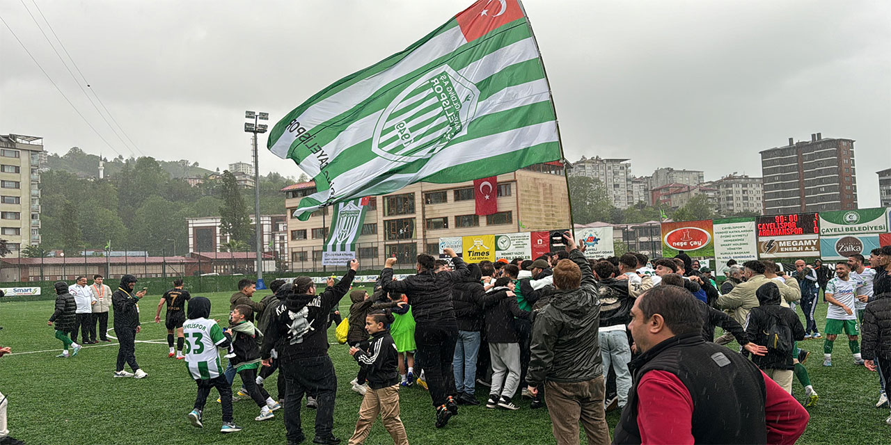 Çayelispor Bölgesel Amatör Lig'de Şampiyon Oldu ve 30 Yıllık Bekleyişe Son Verdi!
