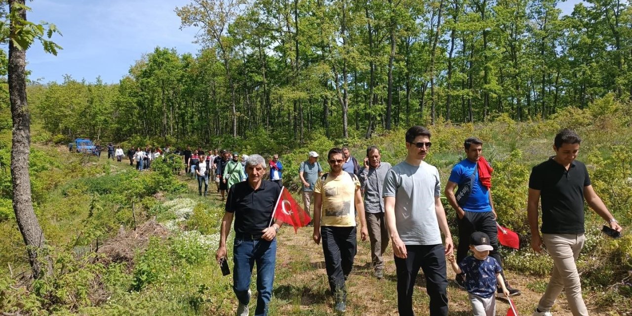 Büyük Katılımla Doğa Yürüyüşü Yapıldı