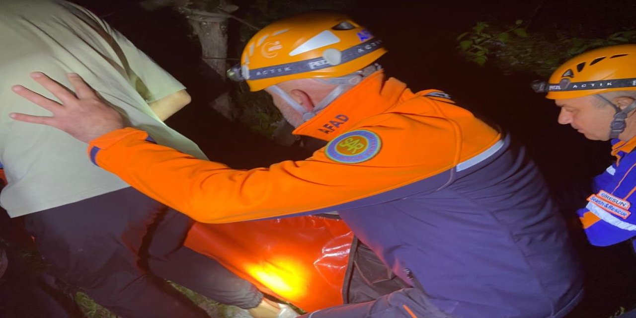 Giresun'da uçurumdan düşen kişi hayatını kaybetti