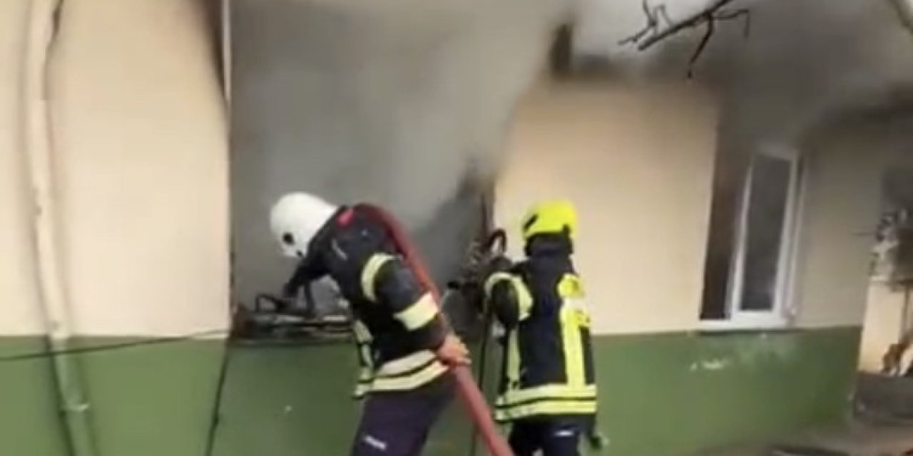 Zemin Katta Çıkan Yangın Büyümeden Söndürüldü