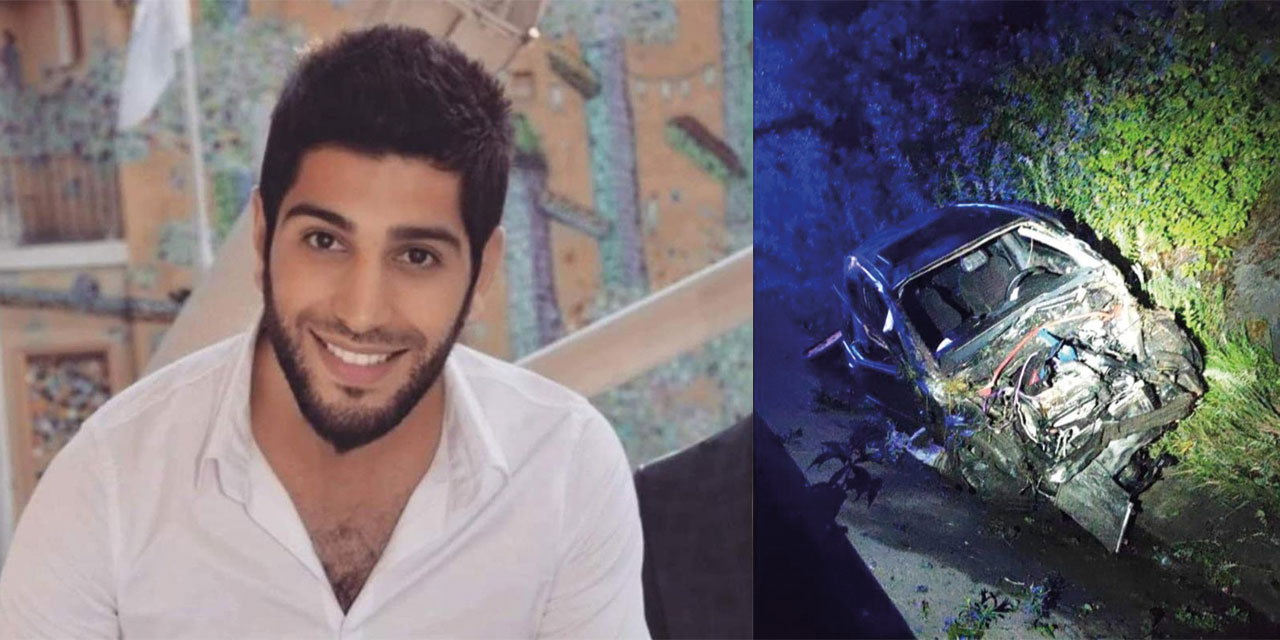 Rize'de bariyerlere çarpan otomobildeki bir kişi öldü, bir kişi yaralandı