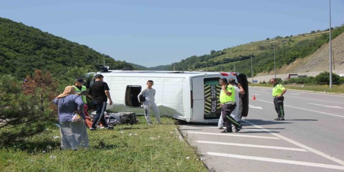 Samsun’daki minibüs kazasında yaralı sayısı 9 oldu