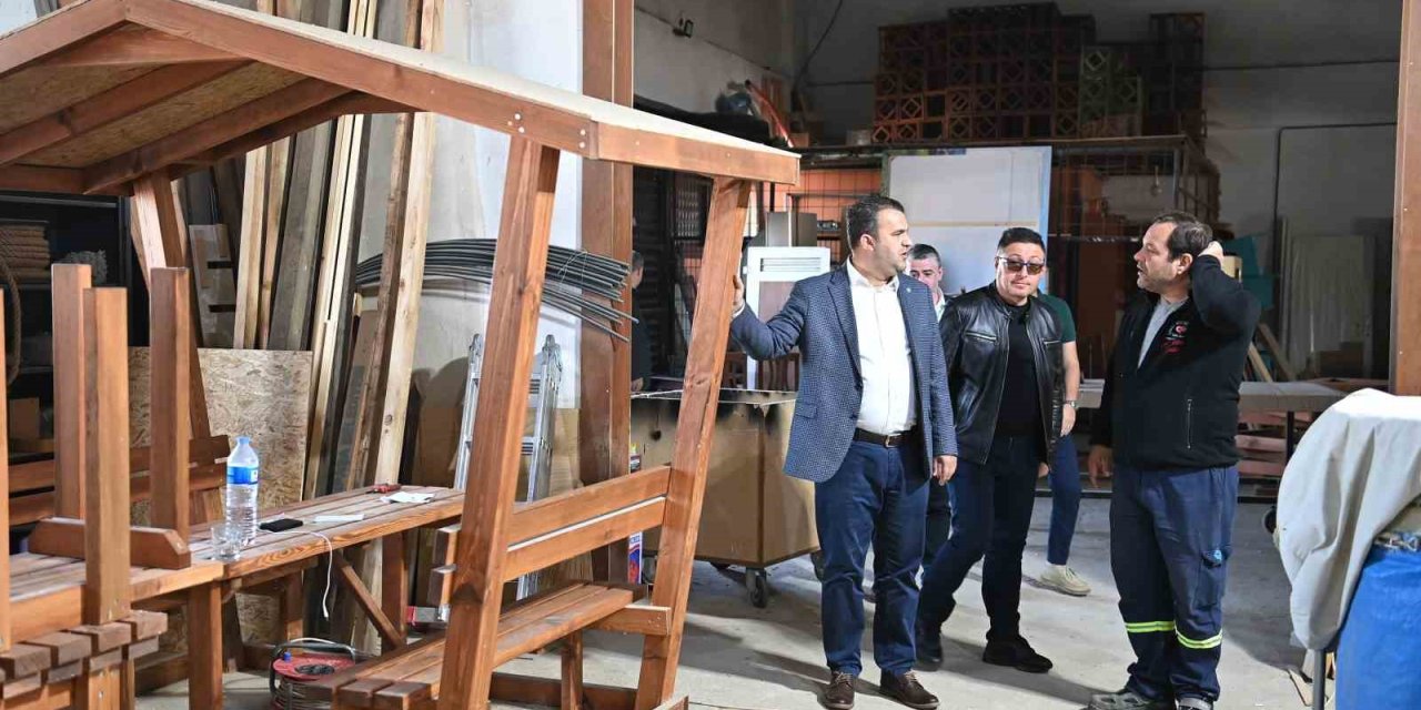 Başkan Nallar Atölyelerde Yapılan Faaliyetleri İnceledi