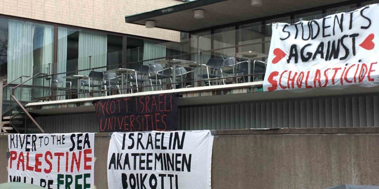 Danimarkalı Ve Finlandiyalı Öğrencilerden Filistin’e Destek