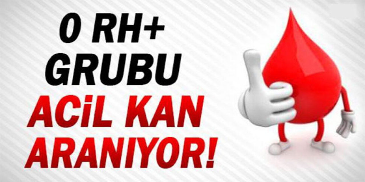 Rize’de 0 Rh (+) kana ihtiyaç var