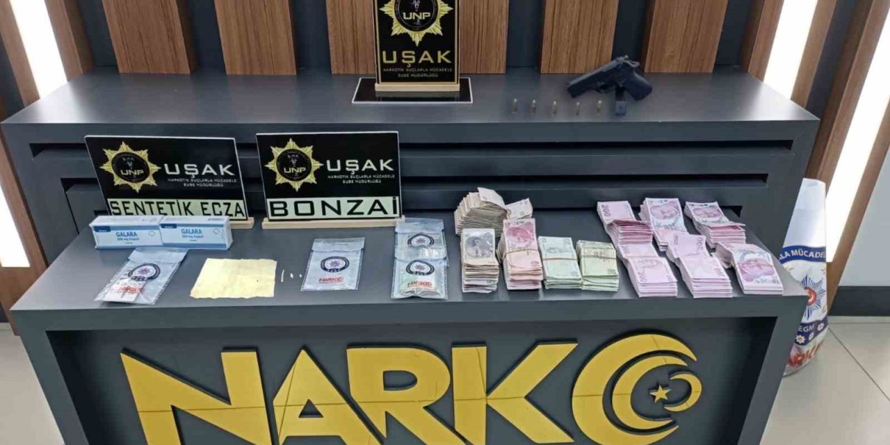 Uşak Merkezli Düzenlenen Operasyonda 13 Şüpheli Yakalandı