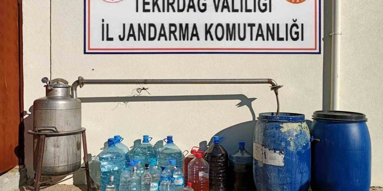 Tekirdağ’da 344 Litre Sahte Alkol Ele Geçirildi