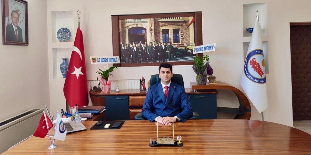 Hisarcık Kaymakamı Muhammet Samet Bahar Görevine Başladı