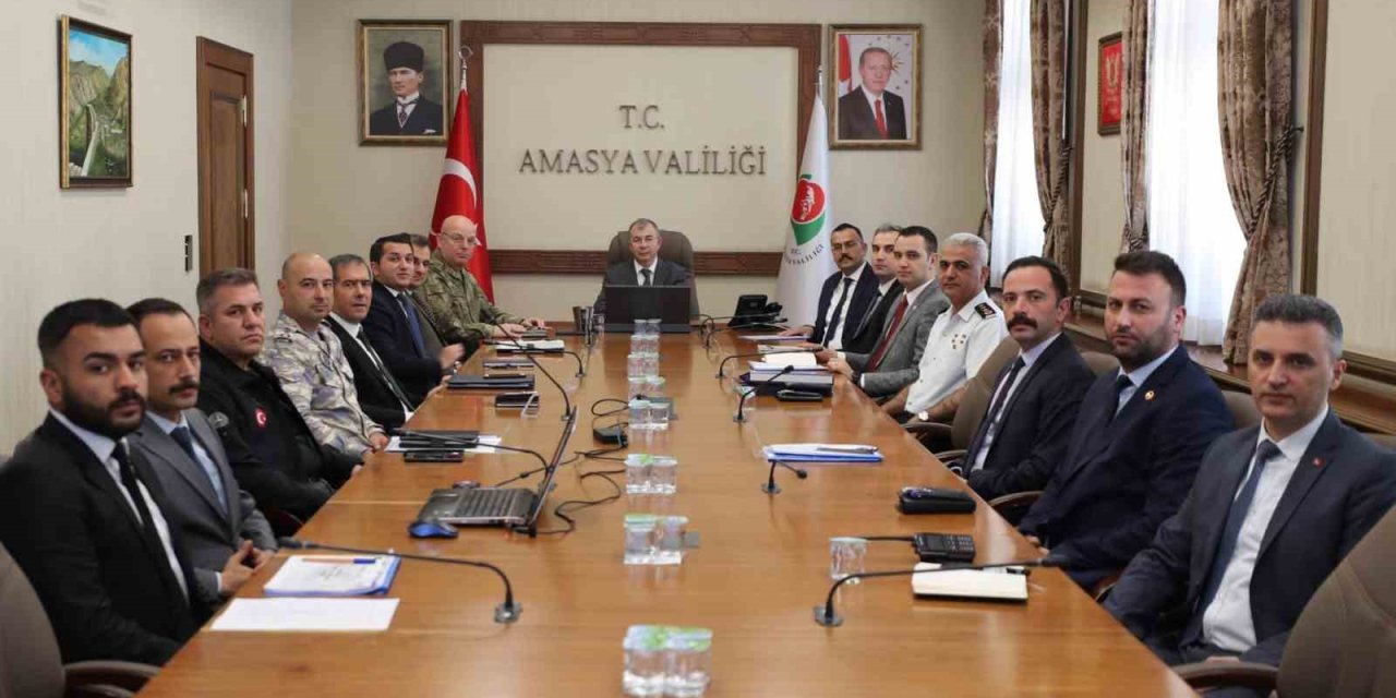 Amasya’da Güvenlik Ve Asayiş Masaya Yatırıldı