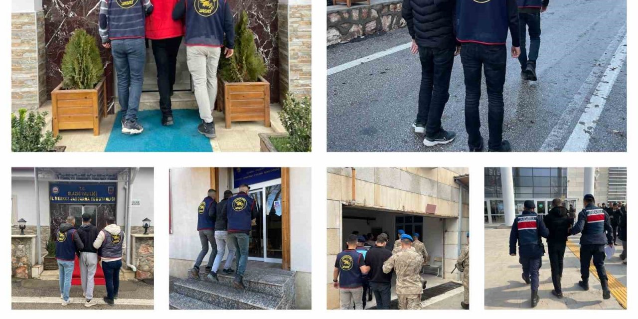 Elazığ’da Kesinleşmiş Hapis Cezası Bulunan 26 Zanlı Tutuklandı