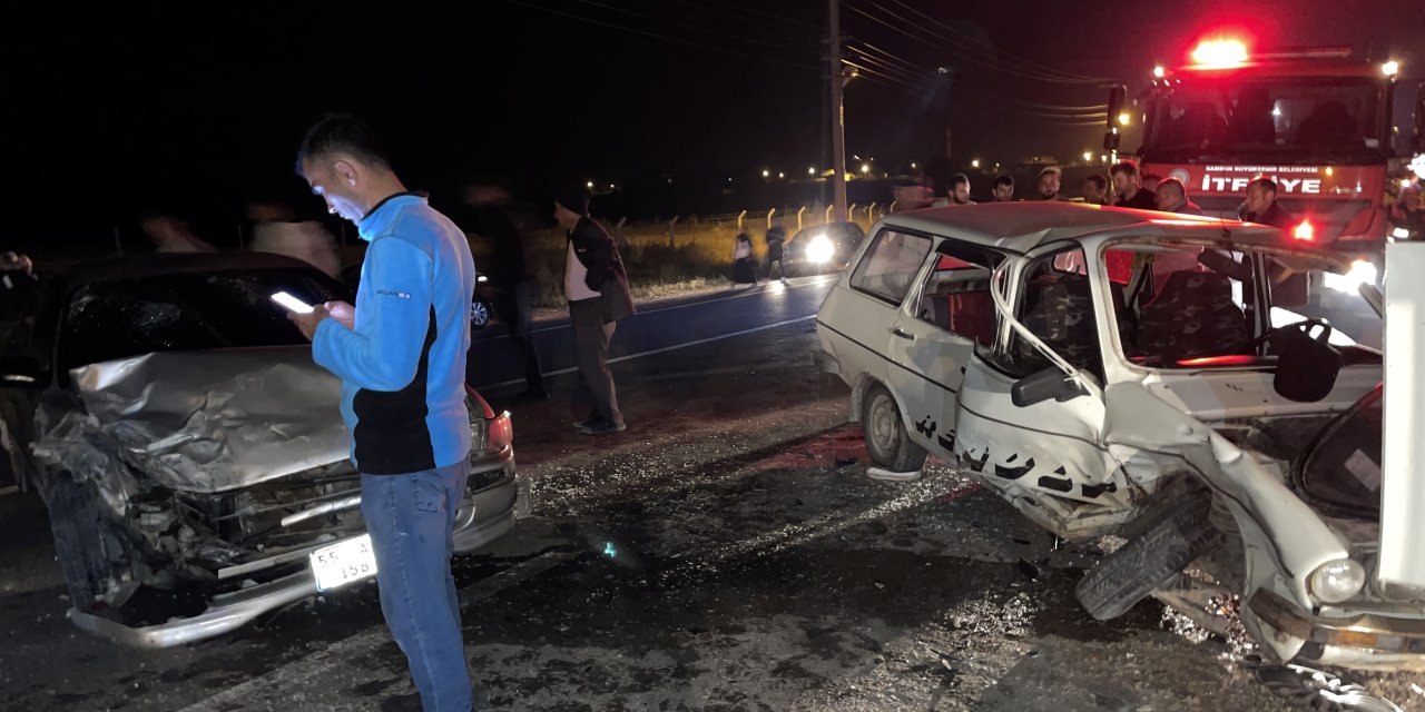 Samsun'daki trafik kazasında 6 kişi yaralandı