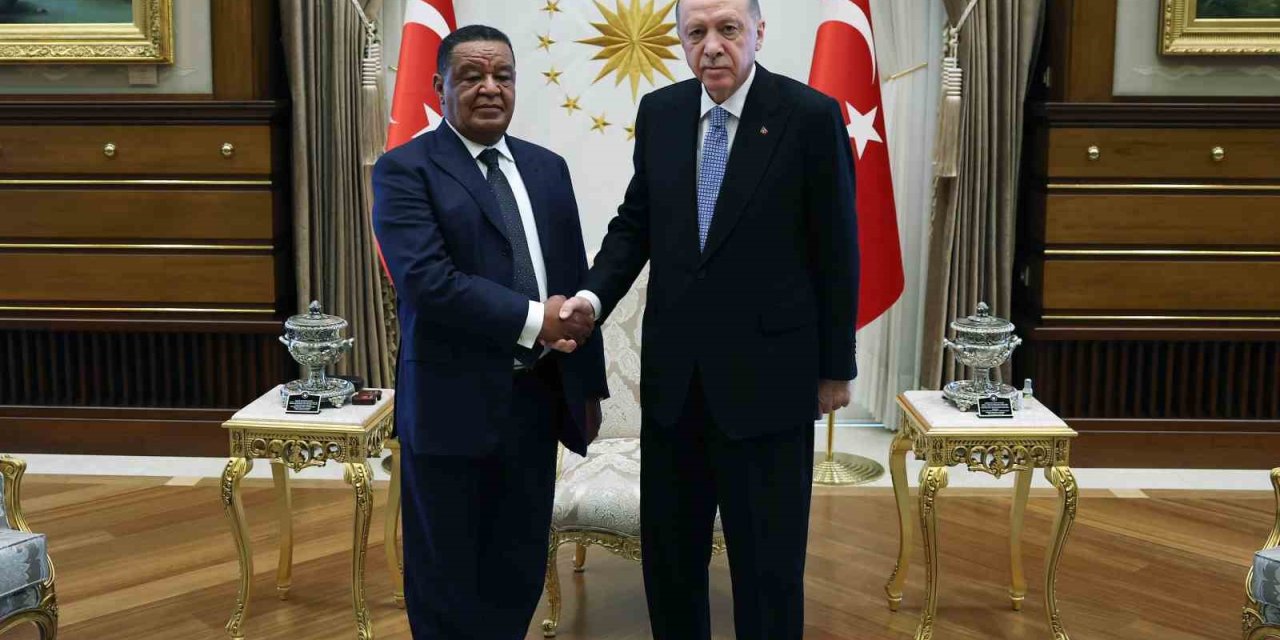 Cumhurbaşkanı Erdoğan, Eski Etiyopya Cumhurbaşkanı Wirtu Ve Etiyopya Dışişleri Bakanı Taye Atske Selassie İle Görüştü