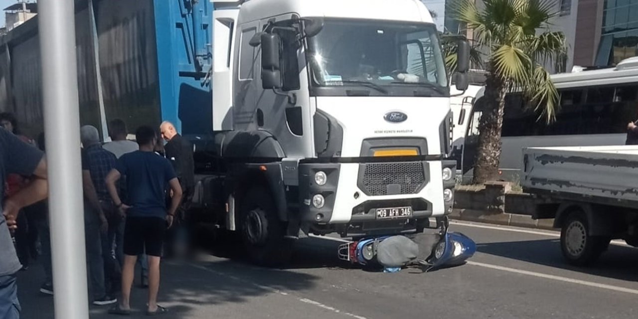 Tırın Altında Kalan Motosikletli Hayatını Kaybetti