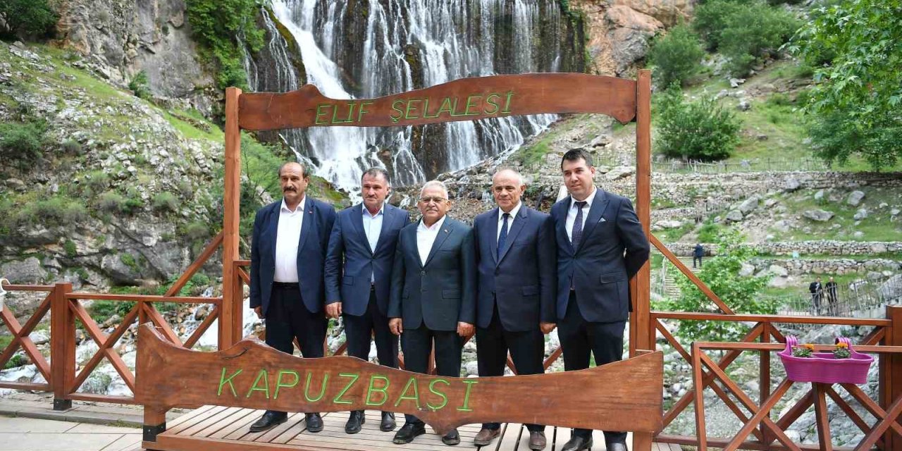 Vali Çiçek Ve Başkan Büyükkılıç’yan Kapuzbaşı Şelaleleri’ne Turistik Hamleler