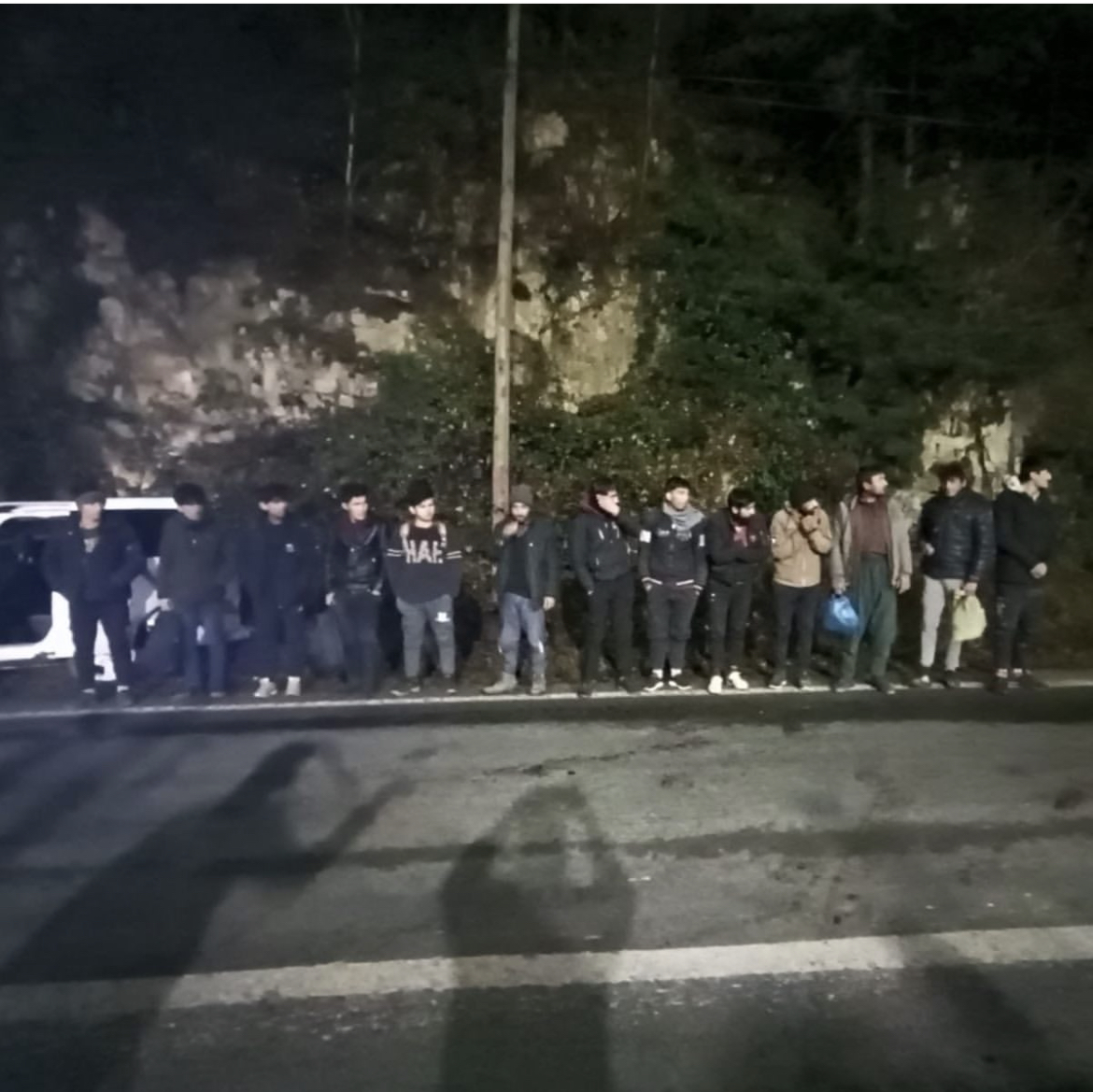 Rize’de 14 Düzensiz Göçmen Yakalandı