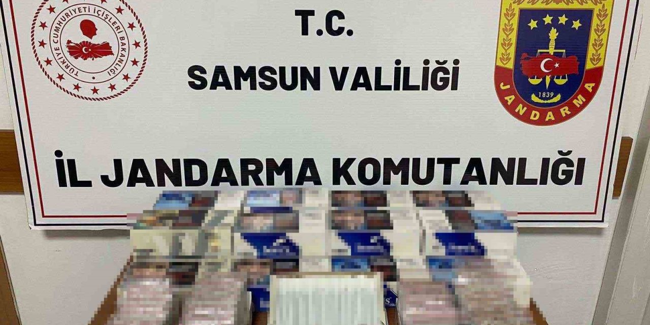 Jandarma Ekiplerince Bandrolsüz Makaron Ele Geçirdi
