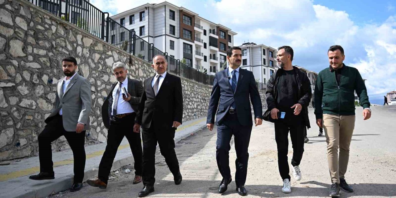 Taşkın, Toki Çalışmalarını Yerinde İnceledi