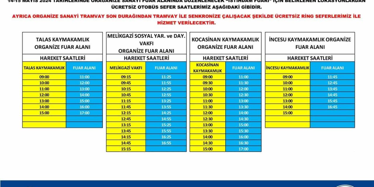 Büyükşehir’den Dev İstihdam Fuarına Ücretsiz Ulaşım Desteği