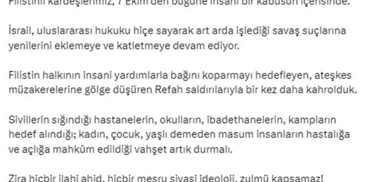 Emine Erdoğan’dan İsrail’in Refah’a Yönelik Saldırısına Tepki