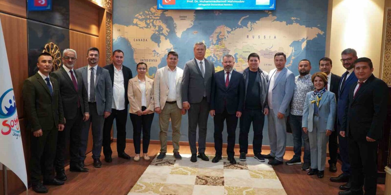 Özbekistan Alfraganus Üniversitesi’nden Karabük Üniversitesi’ne Ziyaret