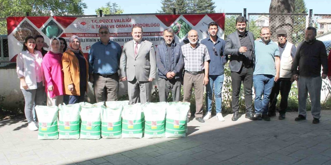Çiftçilere 650 Kilo Sertifikalı Barbunya Tohumu Dağıtıldı