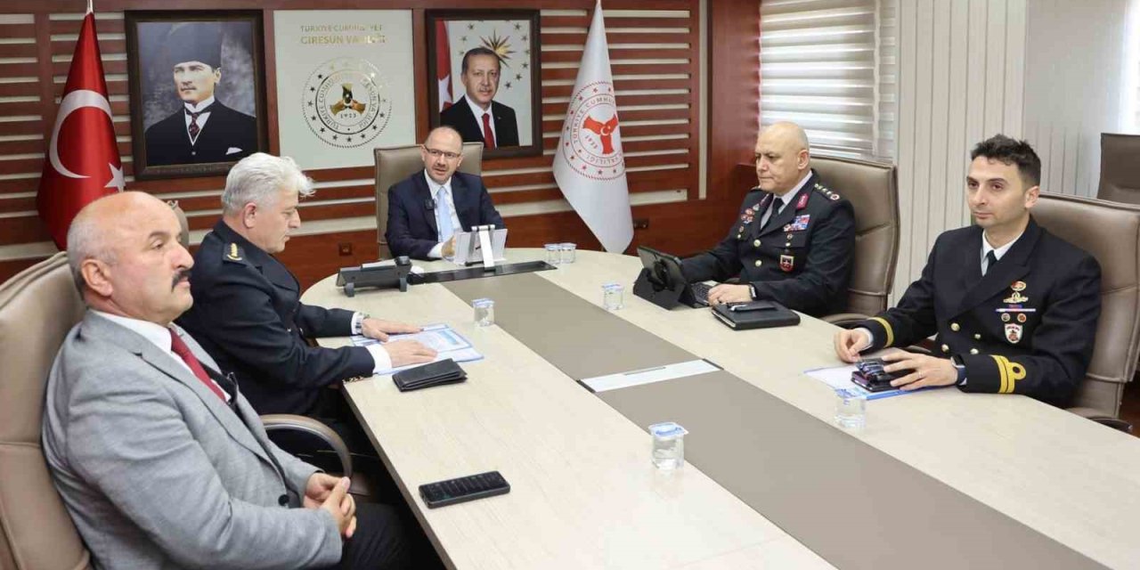 Giresun’da Güvenlik Ve Asayiş Toplantısı Düzenlendi