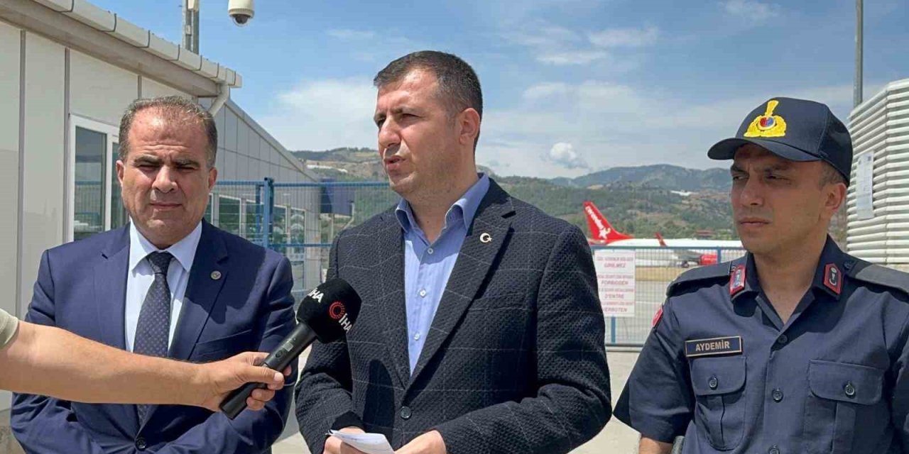 Gazipaşa Kaymakamı Altun: "Uçak Pistinde Herhangi Bir Sorun Yok"