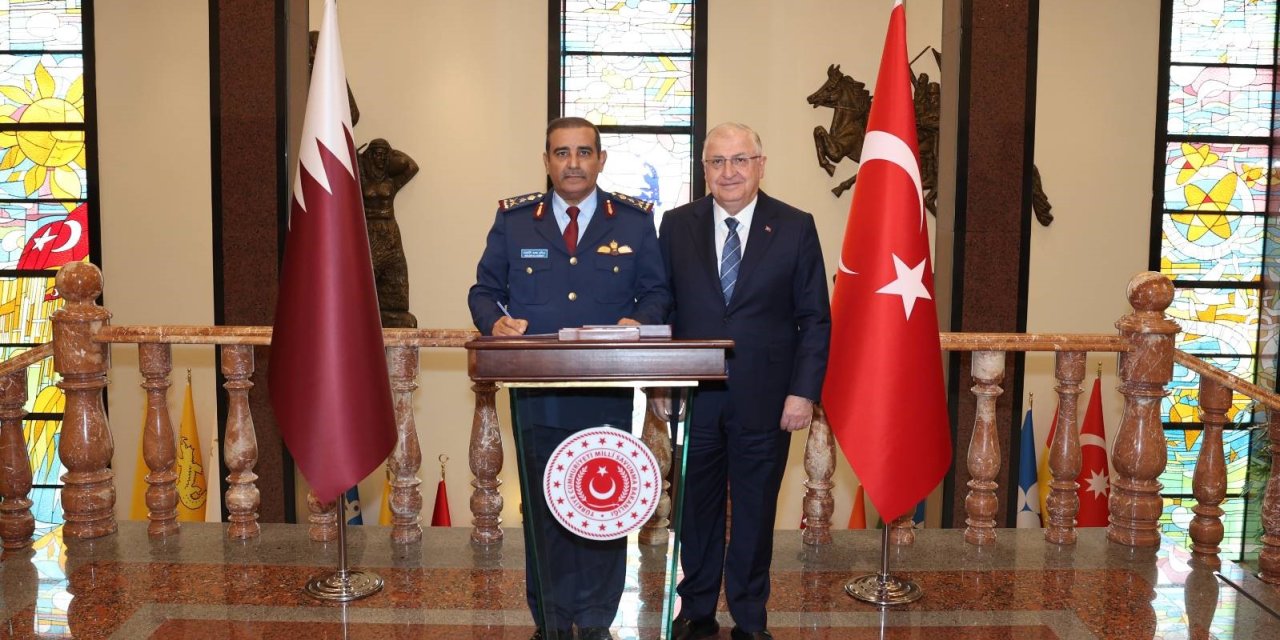 Bakan Güler, Katar Genelkurmay Başkanı Al-nabet’i Kabul Etti