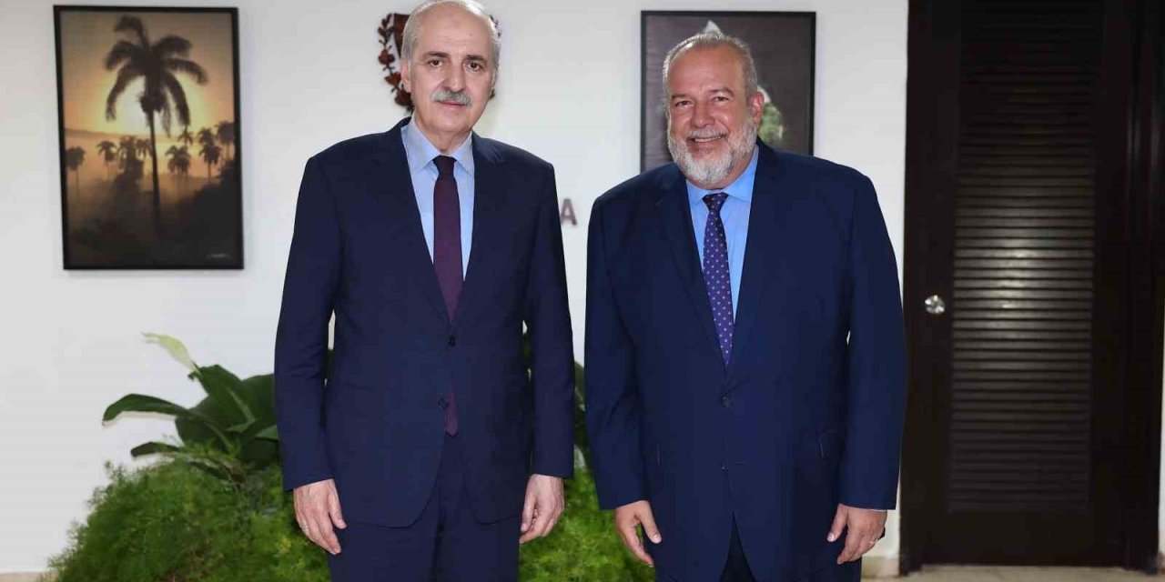 Tbmm Başkanı Kurtulmuş, Küba Başbakanı Cruz İle Bir Araya Geldi