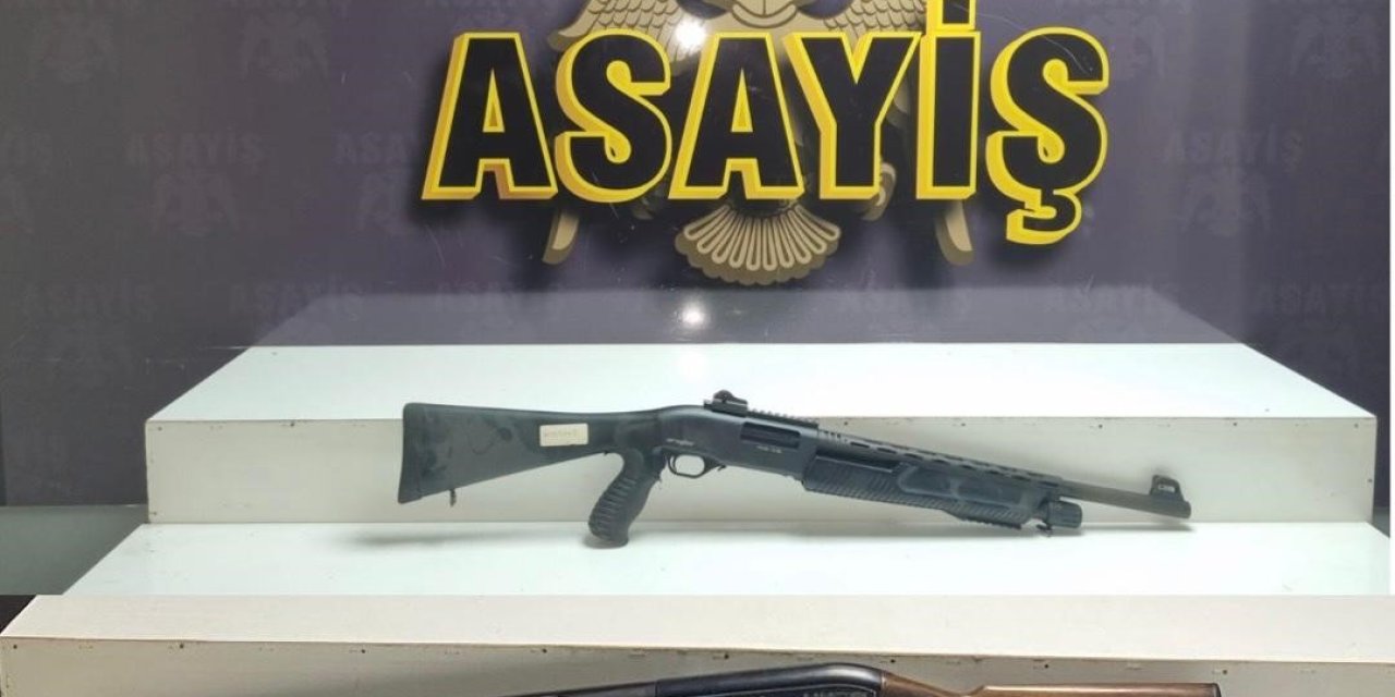 İskenderun’da Silah Ve Fişek Ele Geçirildi