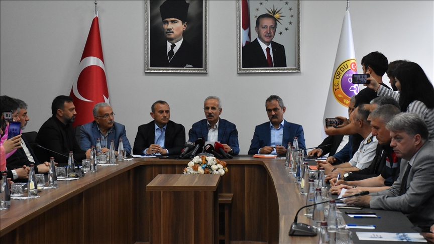 Uraloğlu: Ordu'da 351 iş yeri, 32 konut ve 35 araç yağıştan etkilendi