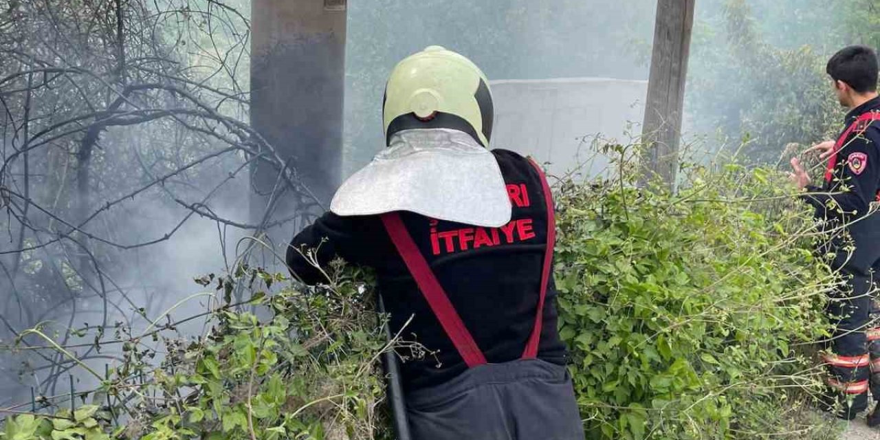 Çankırı’da Arazi Yangını