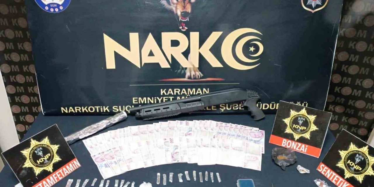 Karaman’da 4 Kişi Uyuşturucudan Tutuklandı