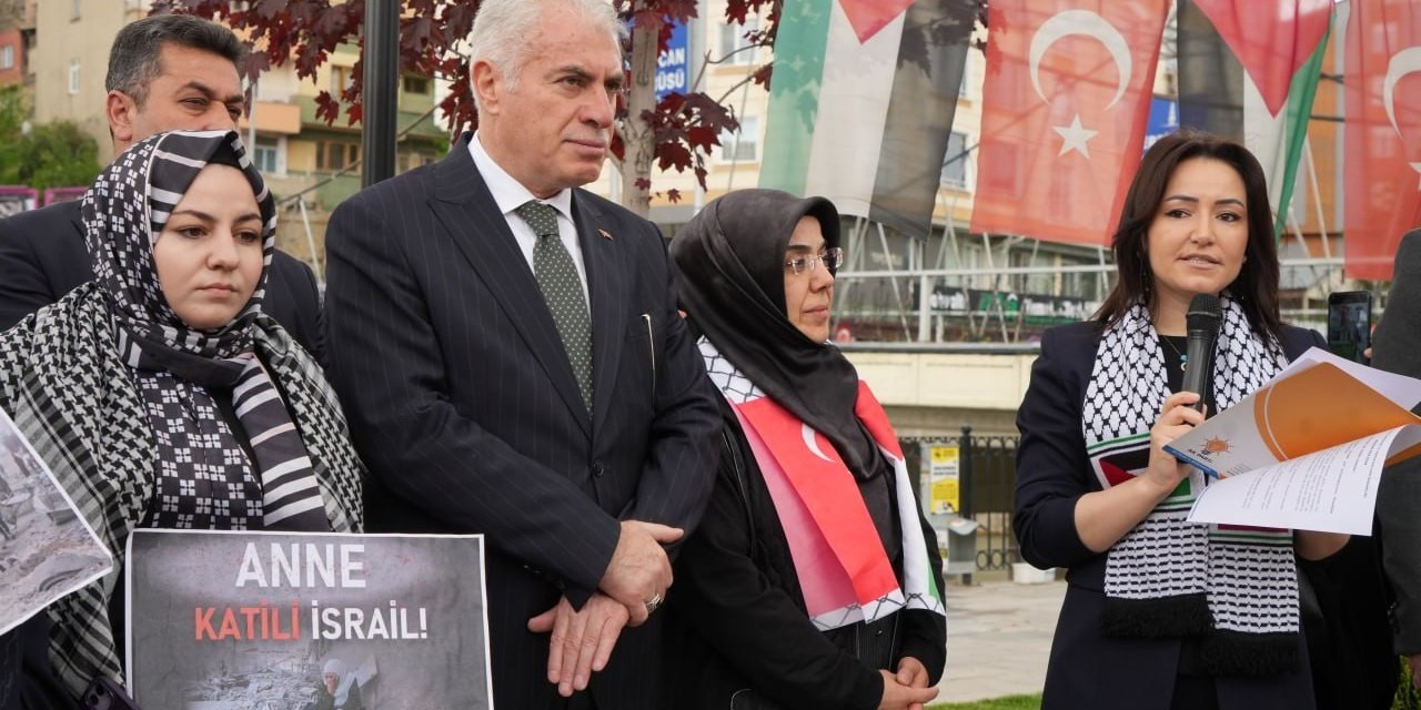 Ak Partili Kadınlar, Gazzeli Anneler İçin Açıklama Yaptı