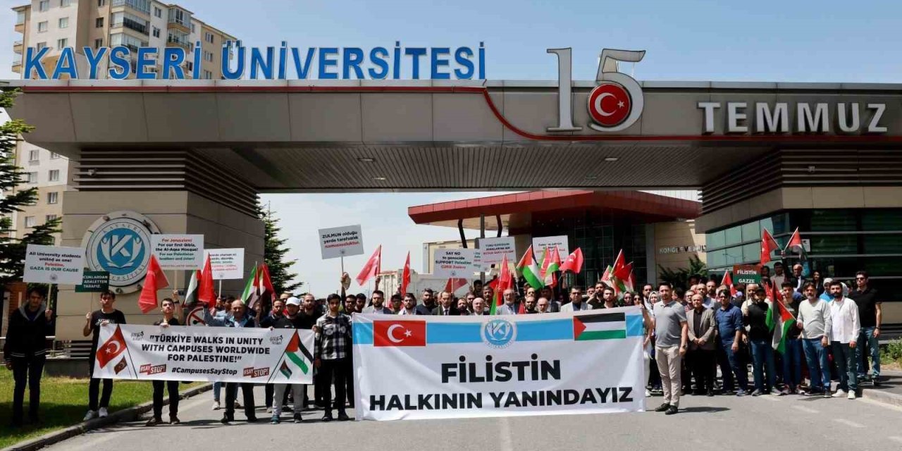 Kayseri Üniversitesi Filistin Halkının Yanında