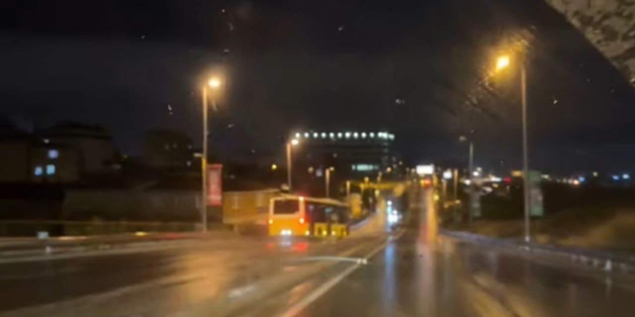 Maltepe’de Faciadan Dönüldü: Motosikletli Otobüsün Altında Kalmaktan Son Anda Kurtuldu